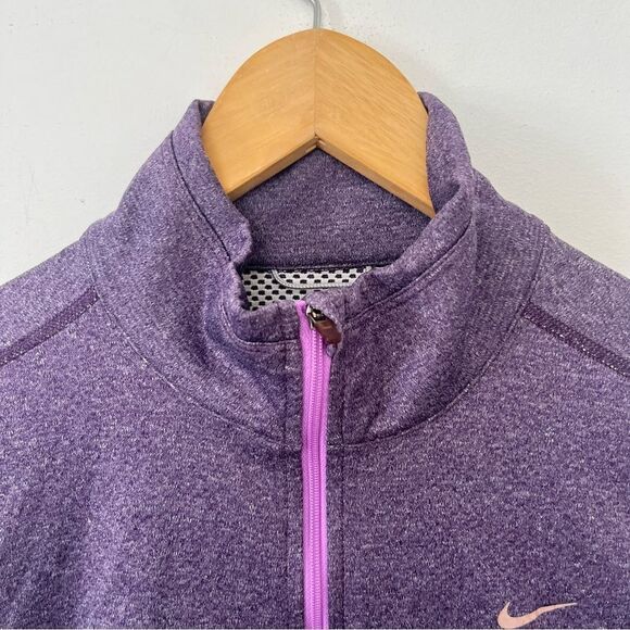 Nike Purple Dri-Fit Double Zip Activewear Running Jacket - Picture 9 of 10